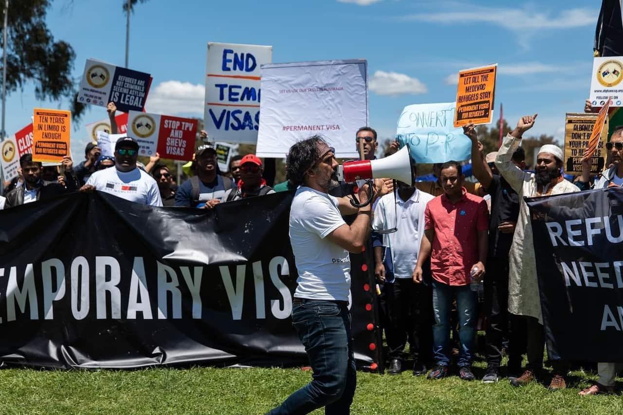 Refugees.jpeg.jpg rally in Canberra 2022