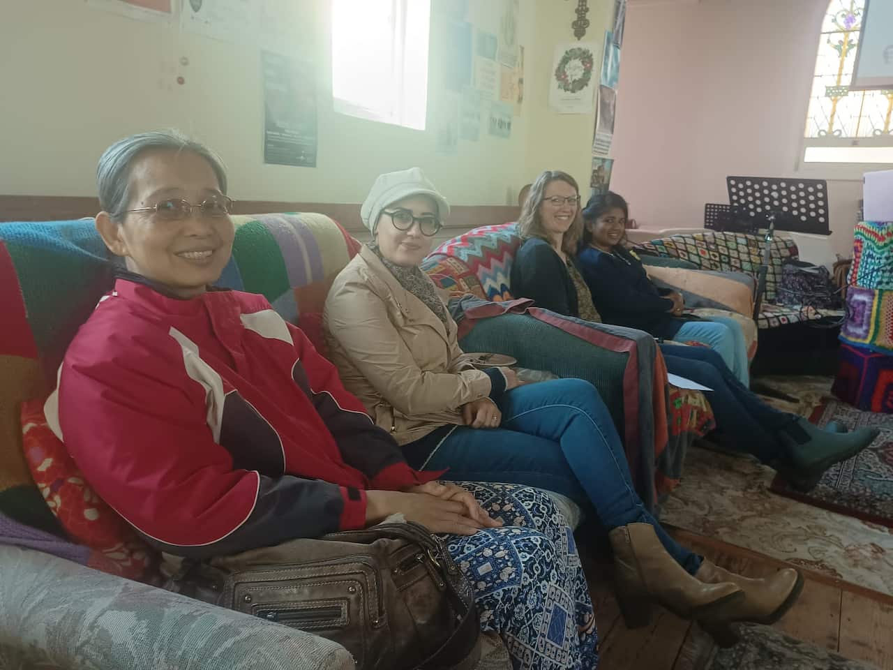 Walla Al Shekh with Aus. community.JPG