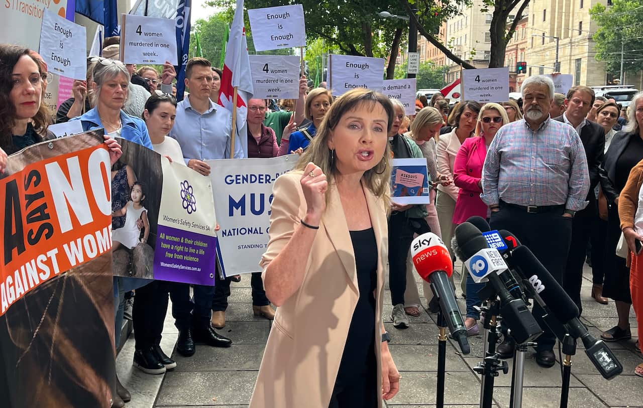 DOMESTIC VIOLENCE RALLY SA