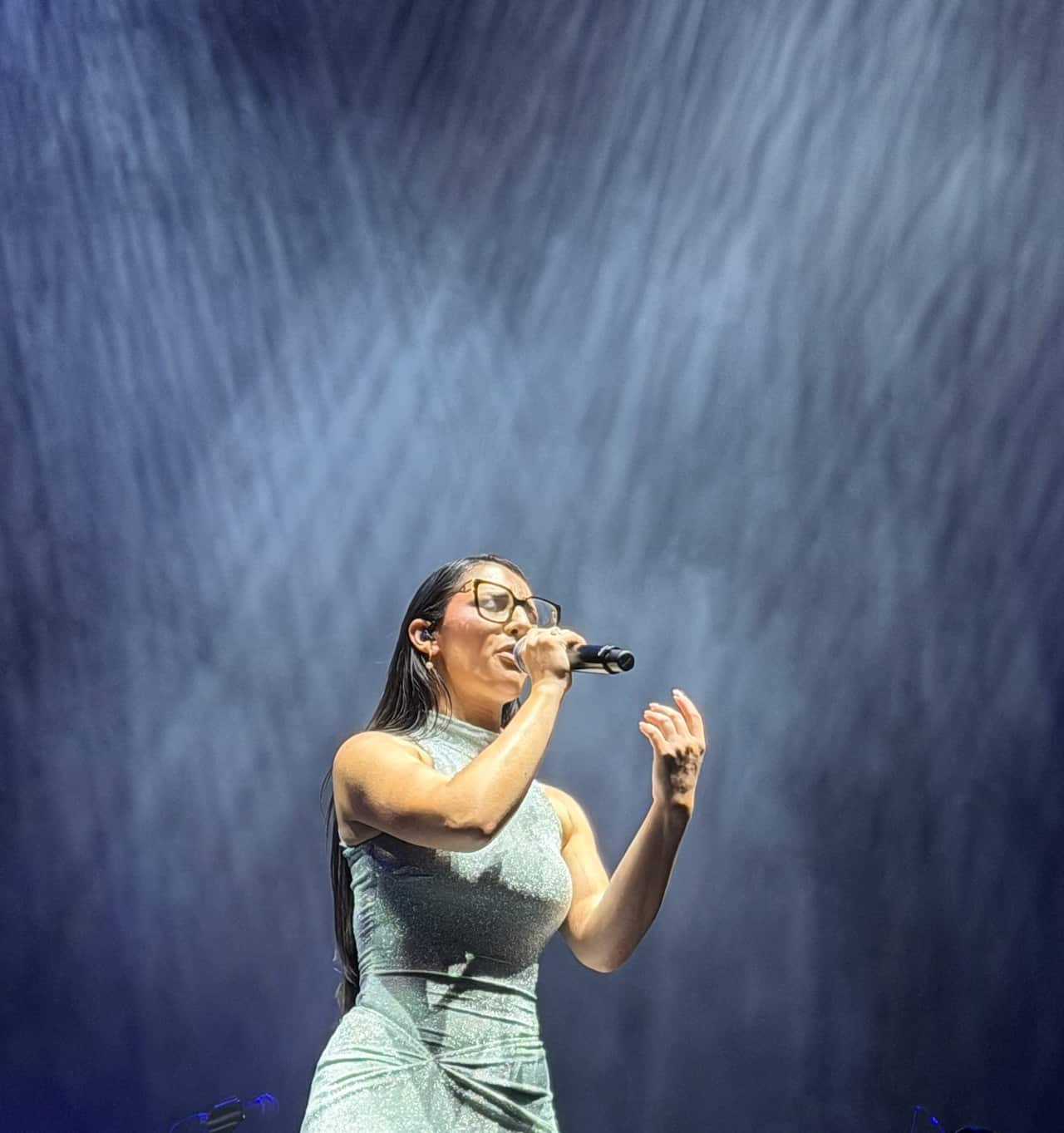 Klavdia performs at Margaret Court Arena, Melbourne, 26 October 2025