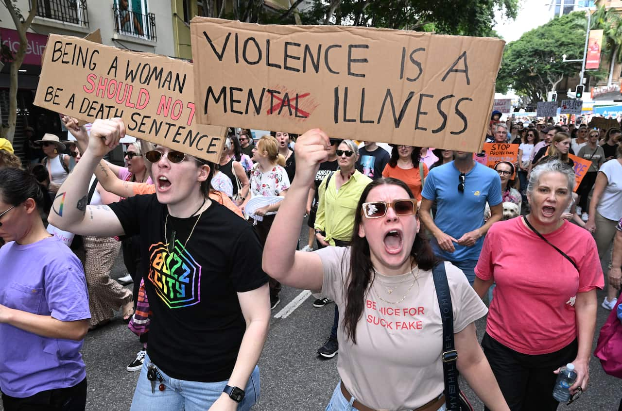 NATIONAL RALLY AGAINST VIOLENCE BRISBANE 