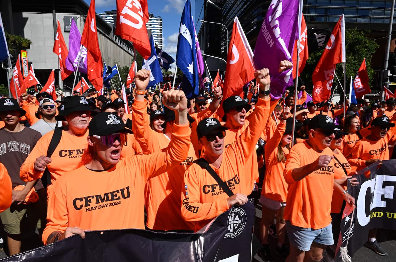 QLD LABOUR DAY MARCH