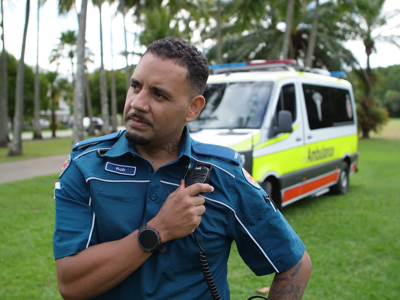 Advanced Paramedic Cadet Rob Minniecon in Cairns QLD