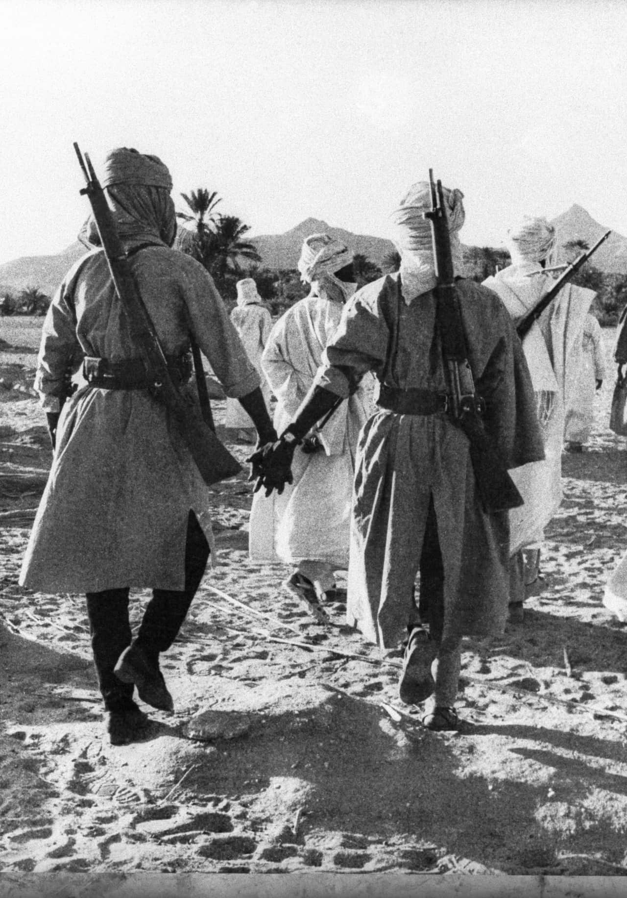 Chadian Rebels Training in Tibesti Mountains