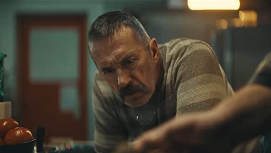 Reykjavic Fusion. Þröstur Leó Gunnarsson as crime boss Kristján. Credit: Óttar Guðnason.