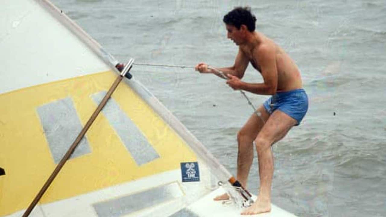 Charles windsurfing in France in the late 1970s.jpg