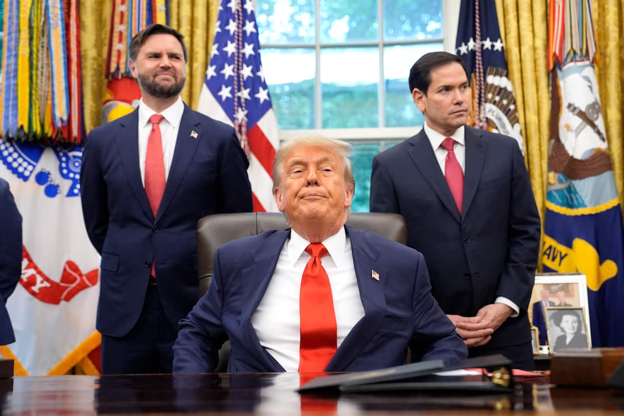 Donald Trump with Congo and Rwanda FMs - Washington