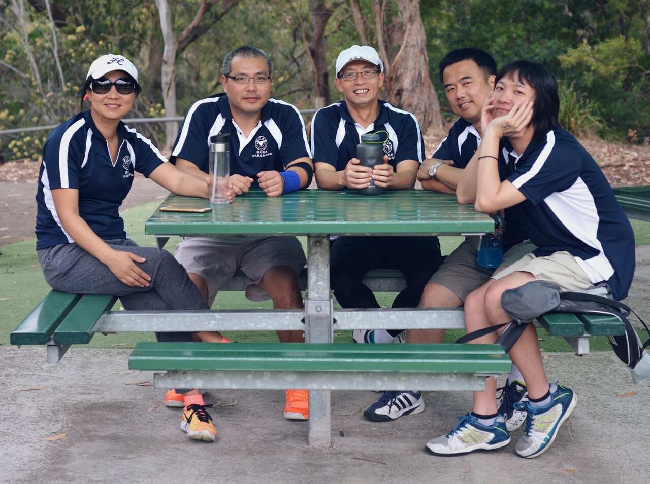 中澳高校校友网球赛参赛队员