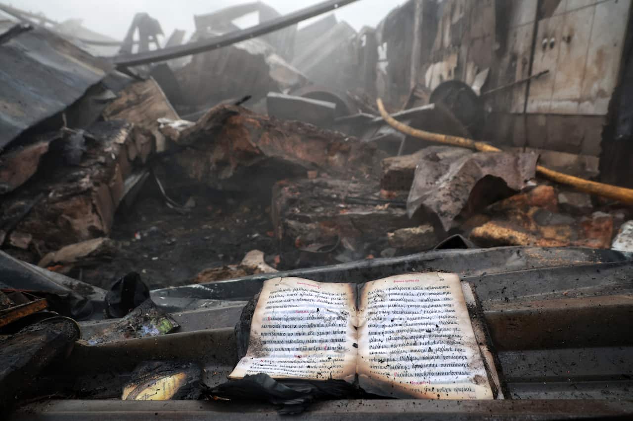 Russian Drones Damage Dormition Monastery - Odesa