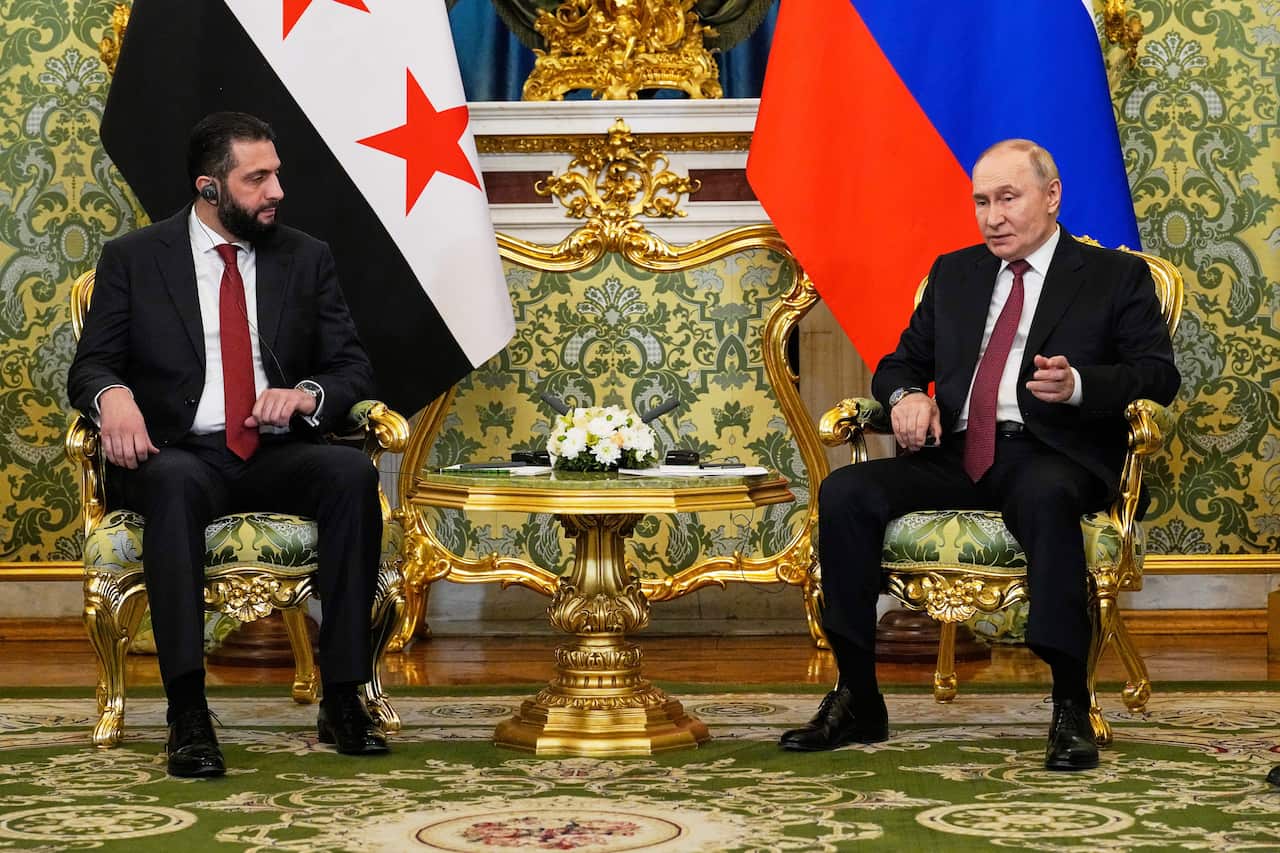 Interim President of Syria Ahmed al-Sharaa visits Moscow