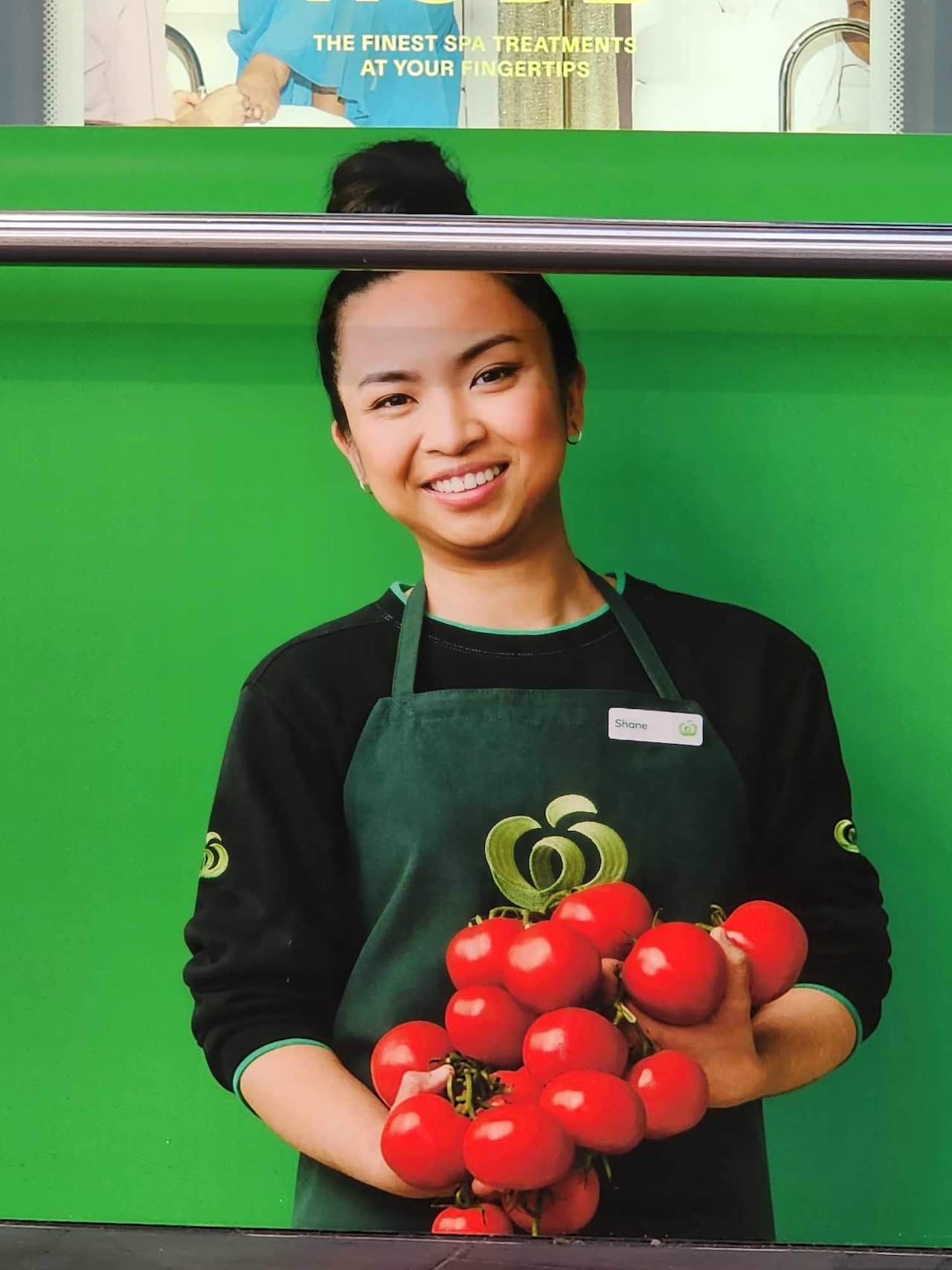 Shane Velez is proud to be part of the ad campaign of a retail giant store in Australia