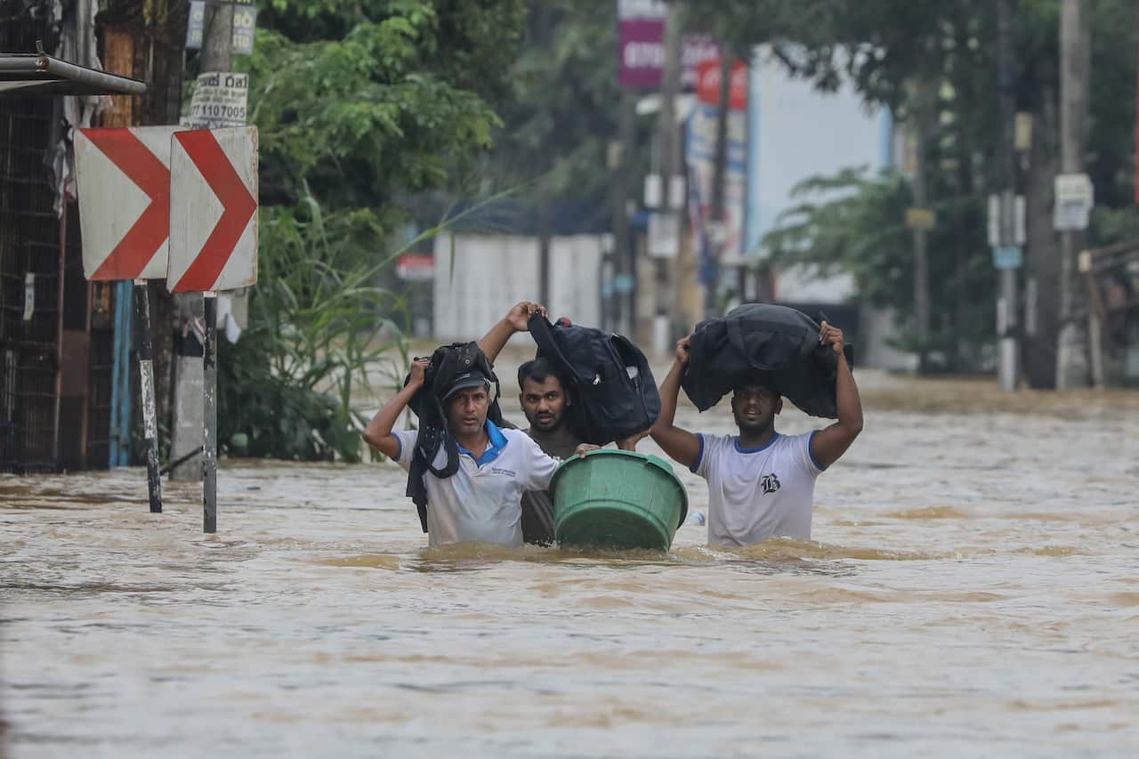 Floods inundate parts of Sri Lanka after heavy rains