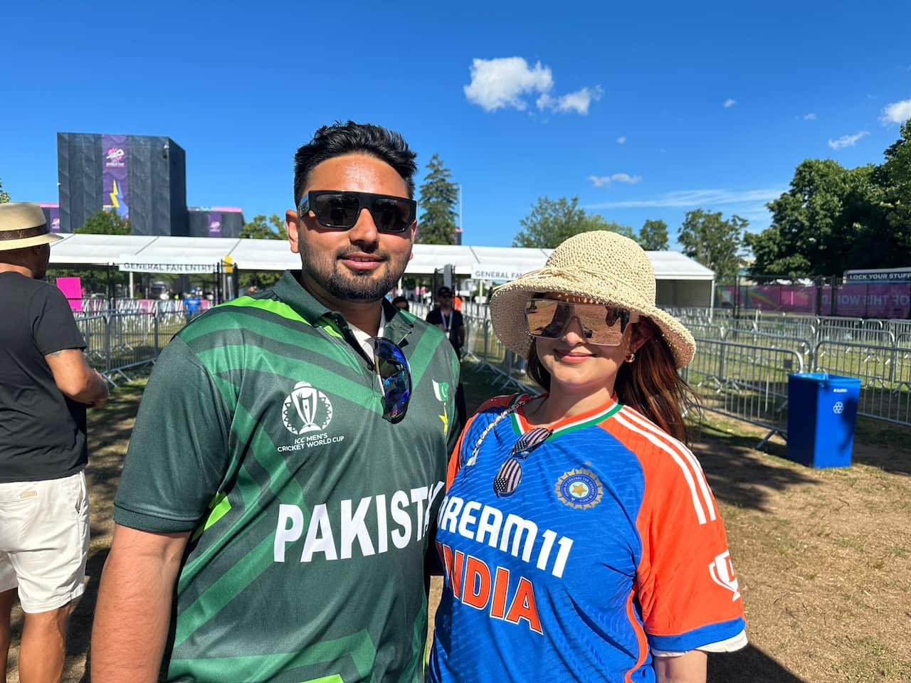 Fans at Pak India T 20 world cup match