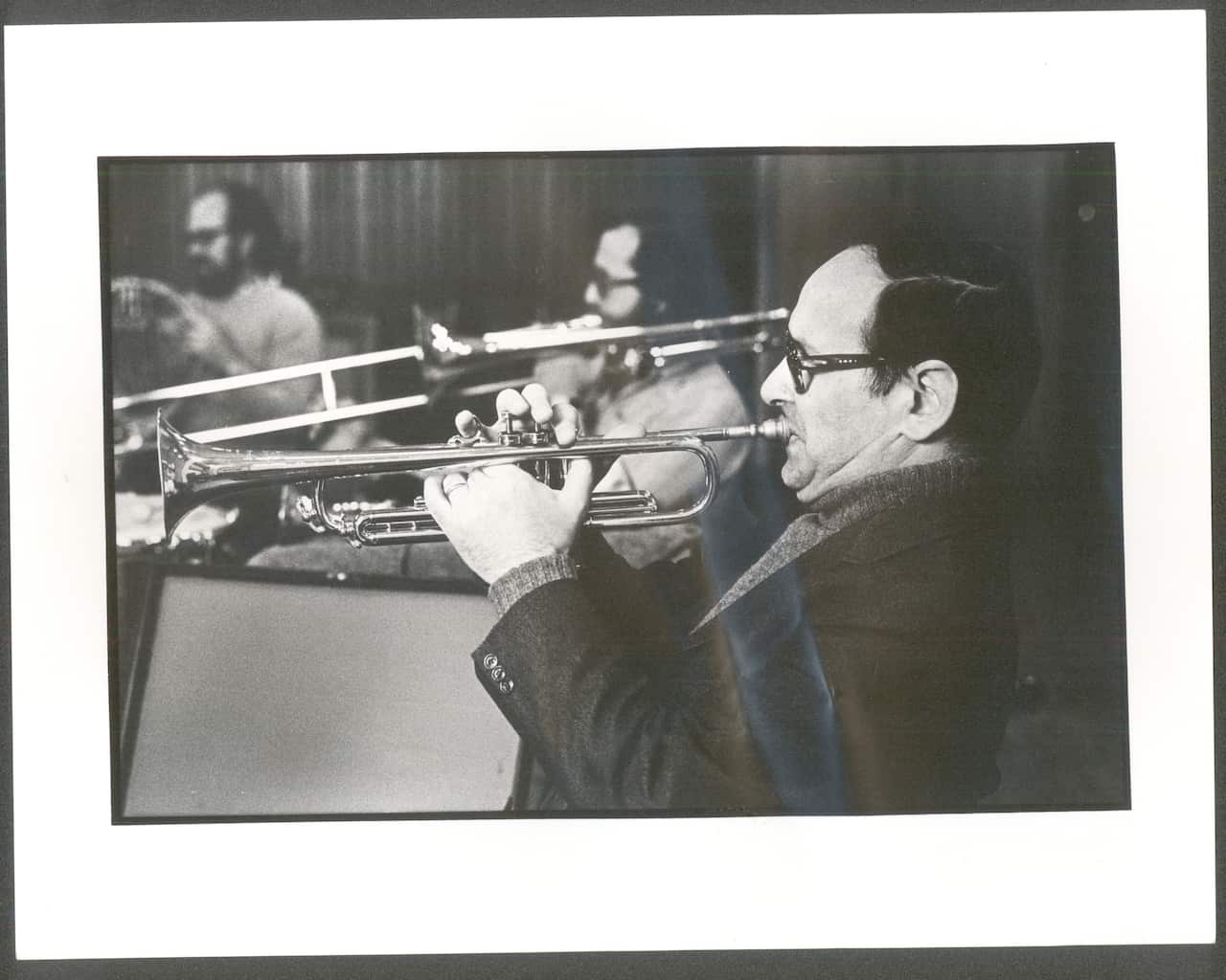 Ennio Morricone alla tromba, suo primo strumento