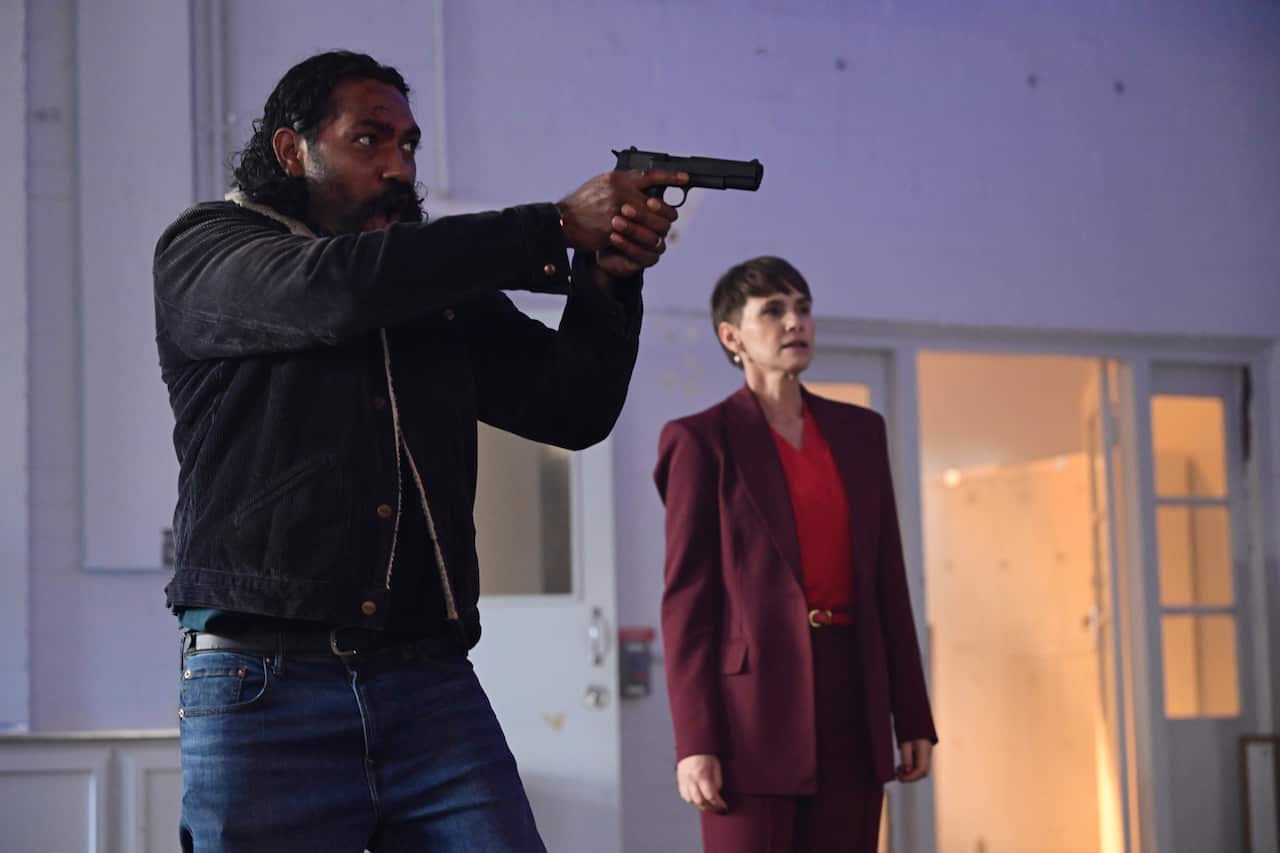 Clarence Ryan as Roddy and Tasma Walton as June in Reckless.