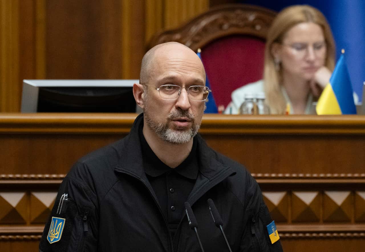 Ukrainian Parliament elects former PM Denys Shmyhal as defence minister
