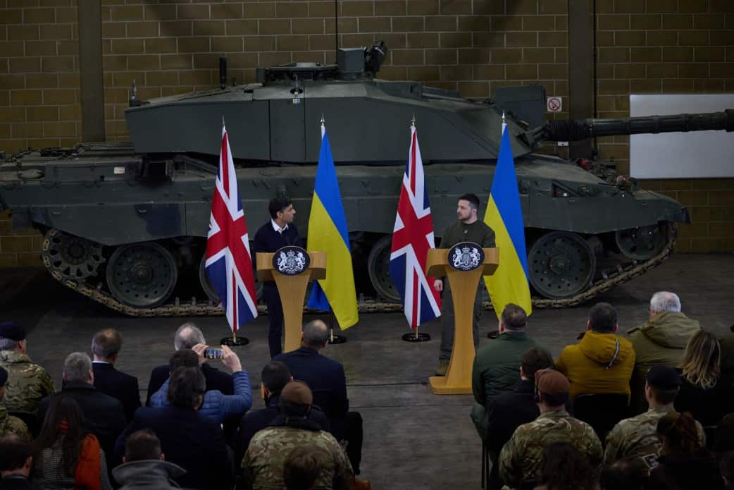 Ukraine and the United Kingdom will go all the way to our common victory together - Volodymyr Zelenskyy following the negotiations with Rishi Sunak.jpeg