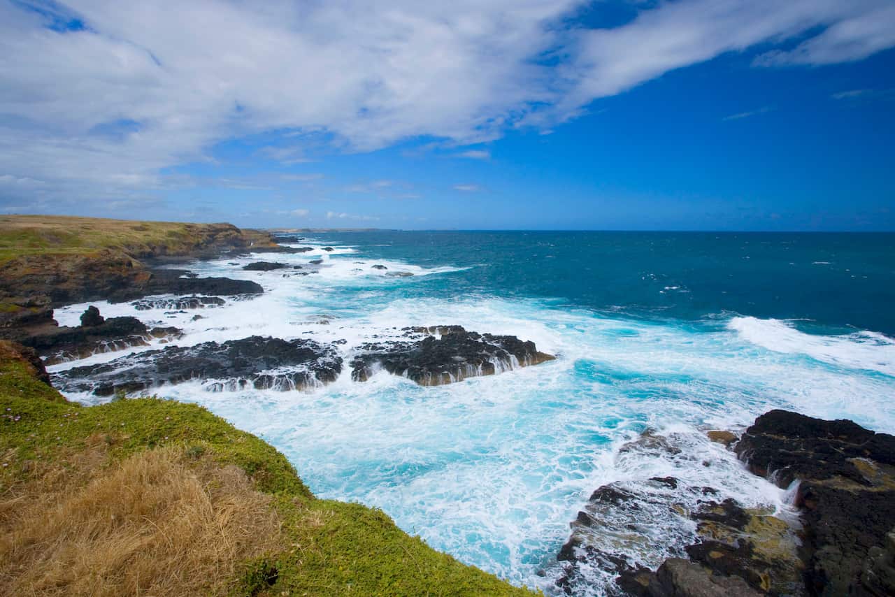 The Nobbies - view along Phillip Island's rugged