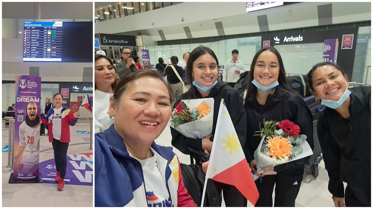 Warm Welcome: Despite the team landing in Perth in the early hours of February 24, Shellane Encabo Espinosa and the Filipino community joyfully welcomed the Filipinas squad for their AFC Women’s Asian Cup 2026 campaign.