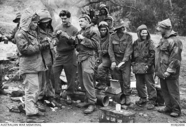 Australian and Filipino soldiers fought together as part of the United Nations Command in the Korean War, most notably at the Battle of Yultong in April 1951.
