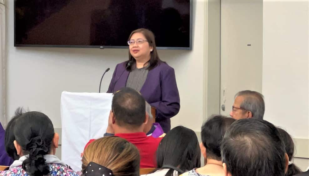 Philippine Consul General for Sydney Charmaine Rowena Aviquivil
