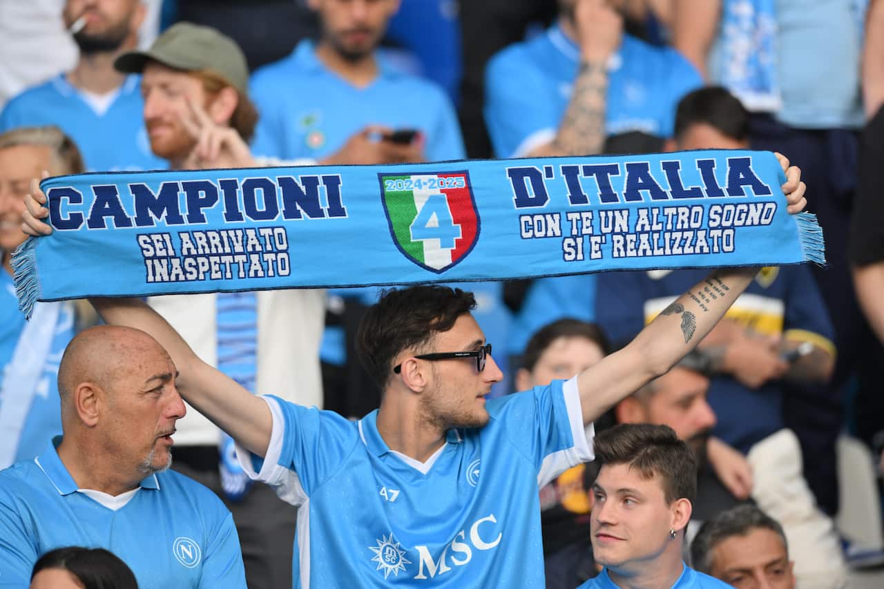 Italia: Serie A EniLive Football  Match Napoli vs Cagliari 2025
