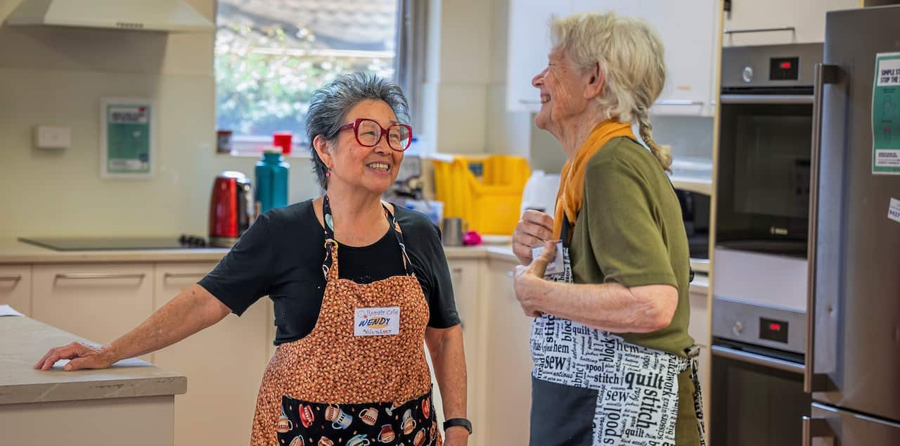 Lane Cove Repair Café co-founders Wendy Dwyer (left) and Wendy Bishop (SBS Spencer Austad).jpg