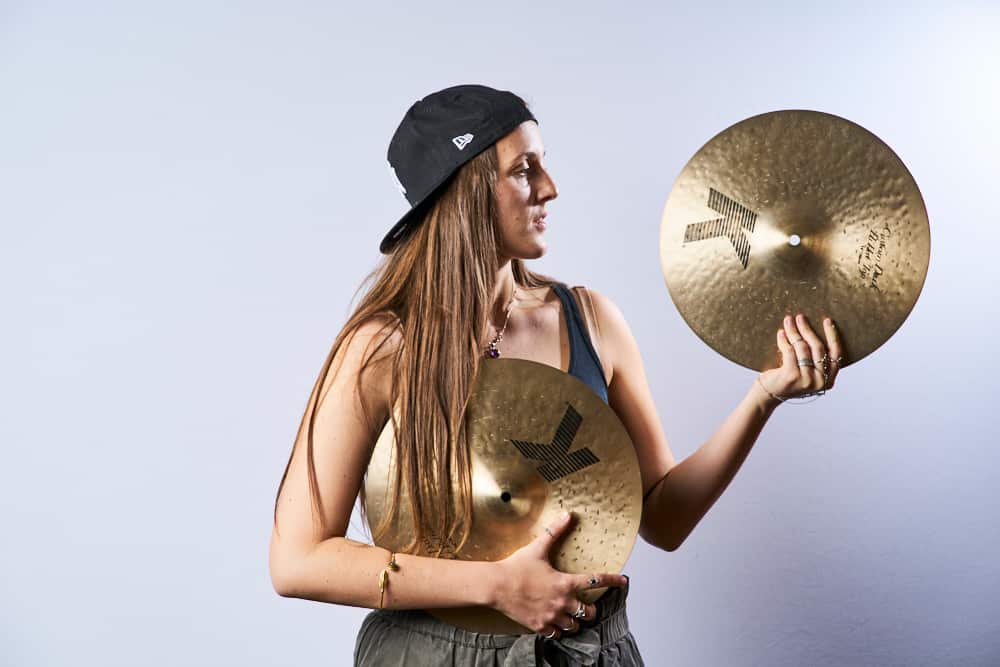 La percussionista bergamasca Francesca Remigi