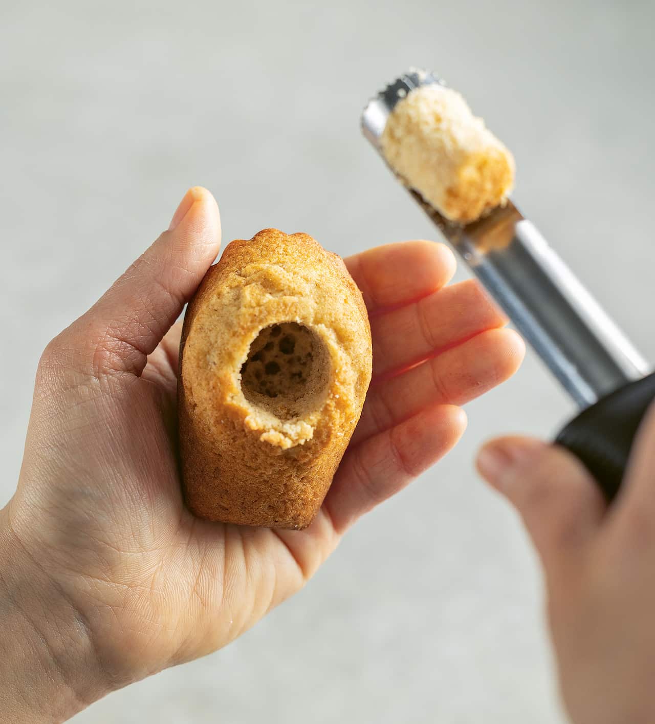 Using an apple corer on a madeleine.jpg