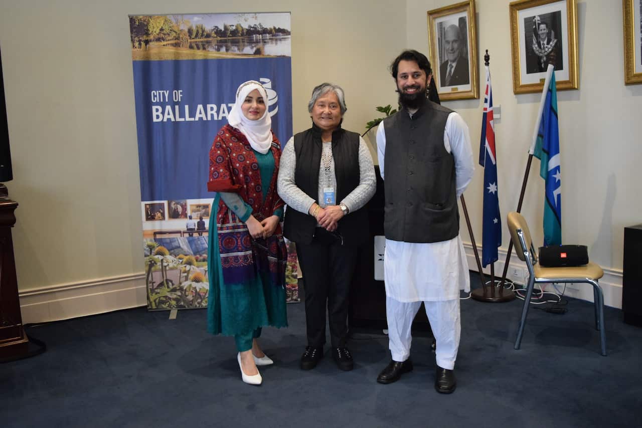 Inter cultural services team Ballarat celebrating "youm e azadi"