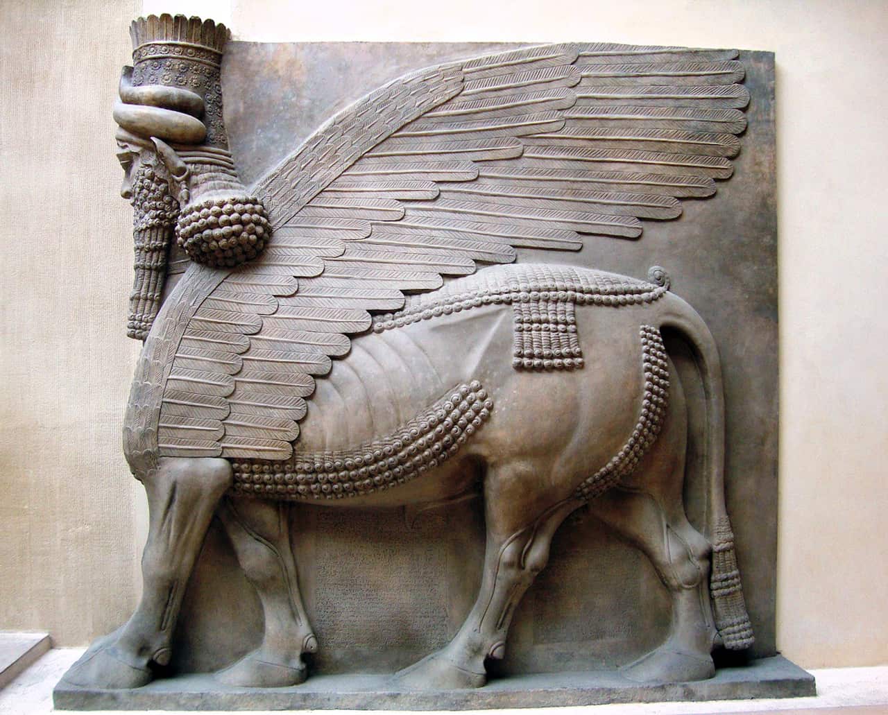 Lamassu from the Palace of Sargon II (Louvre Museum, Paris)