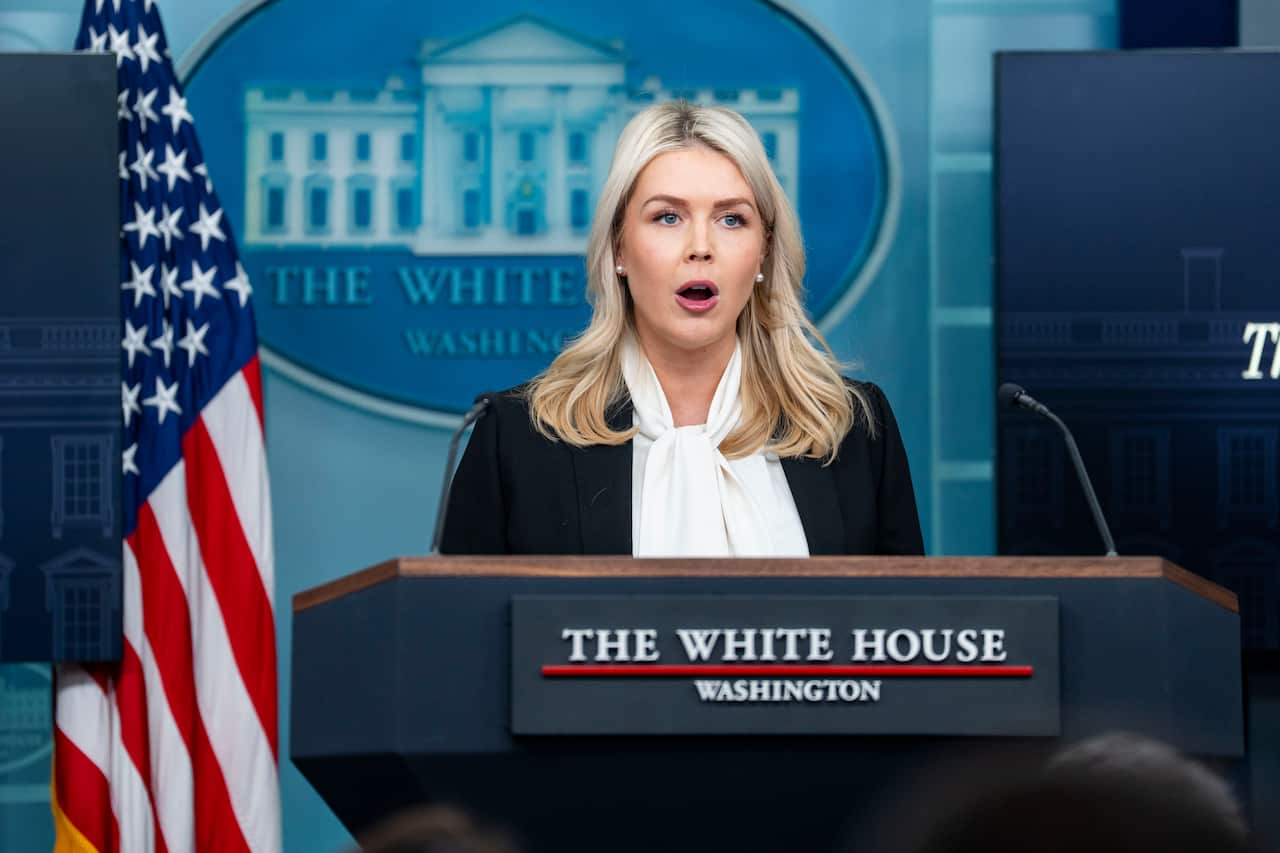 WH Press Secretary Leavitt Holds Press Briefing at White House 