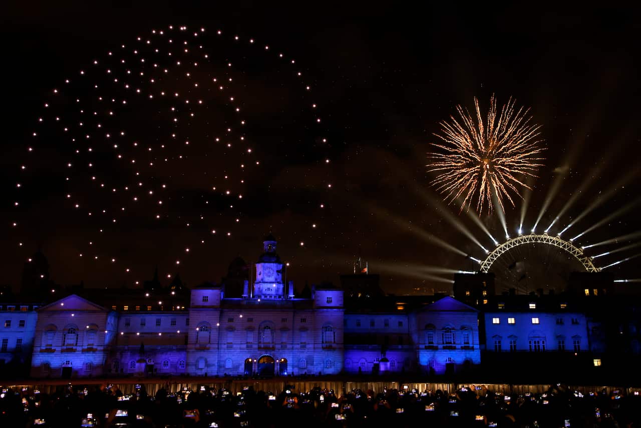 APTOPIX Britain New Year's Eve