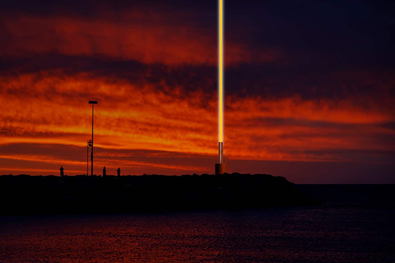 Takeshi Tanabe ( Japan), ‘Between Sky and Earth (Exchanging Messages)’, To be exhibited at Sculpture by the Sea, Cottesloe_.jpg