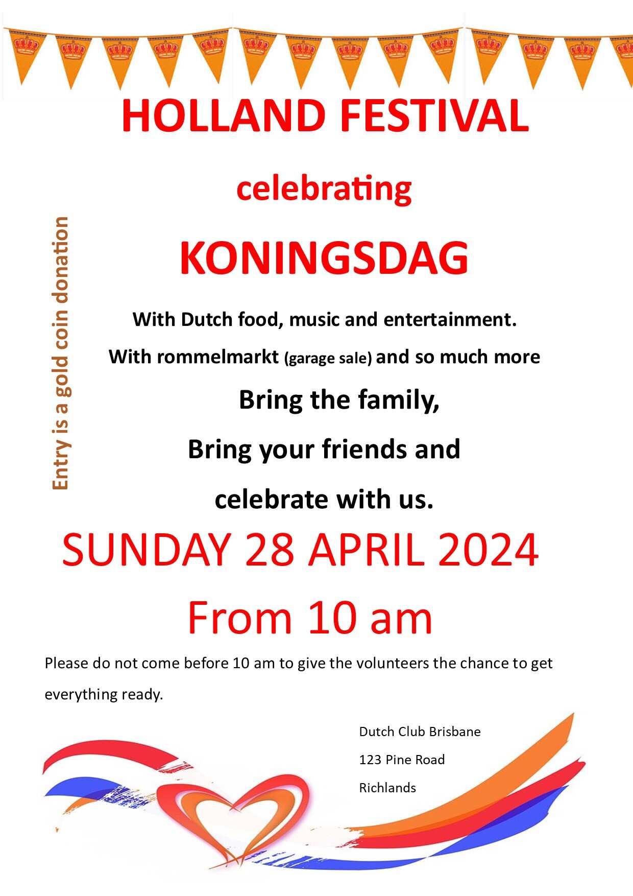 Brisbane Dutch Club Koningsdag 2024