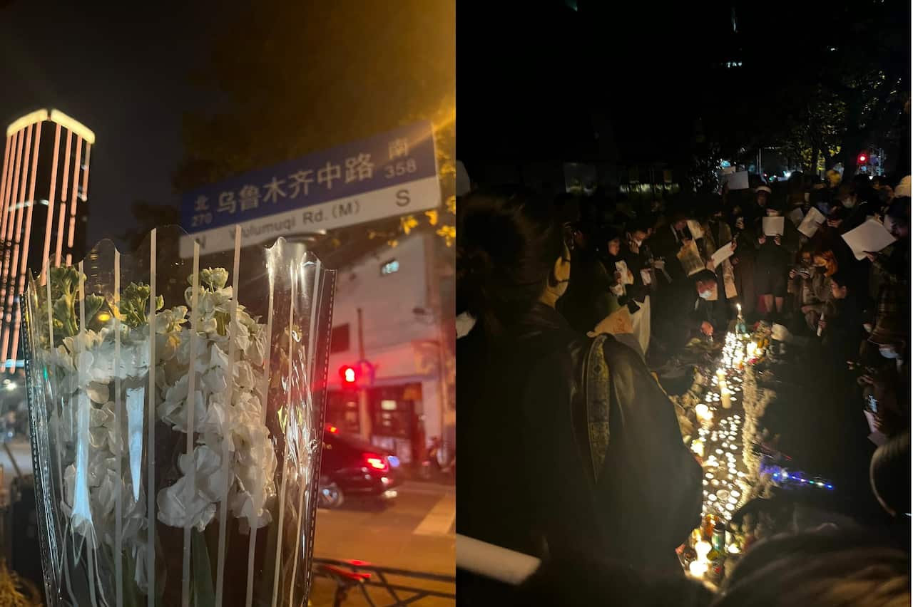 White Paper movement Shanghai