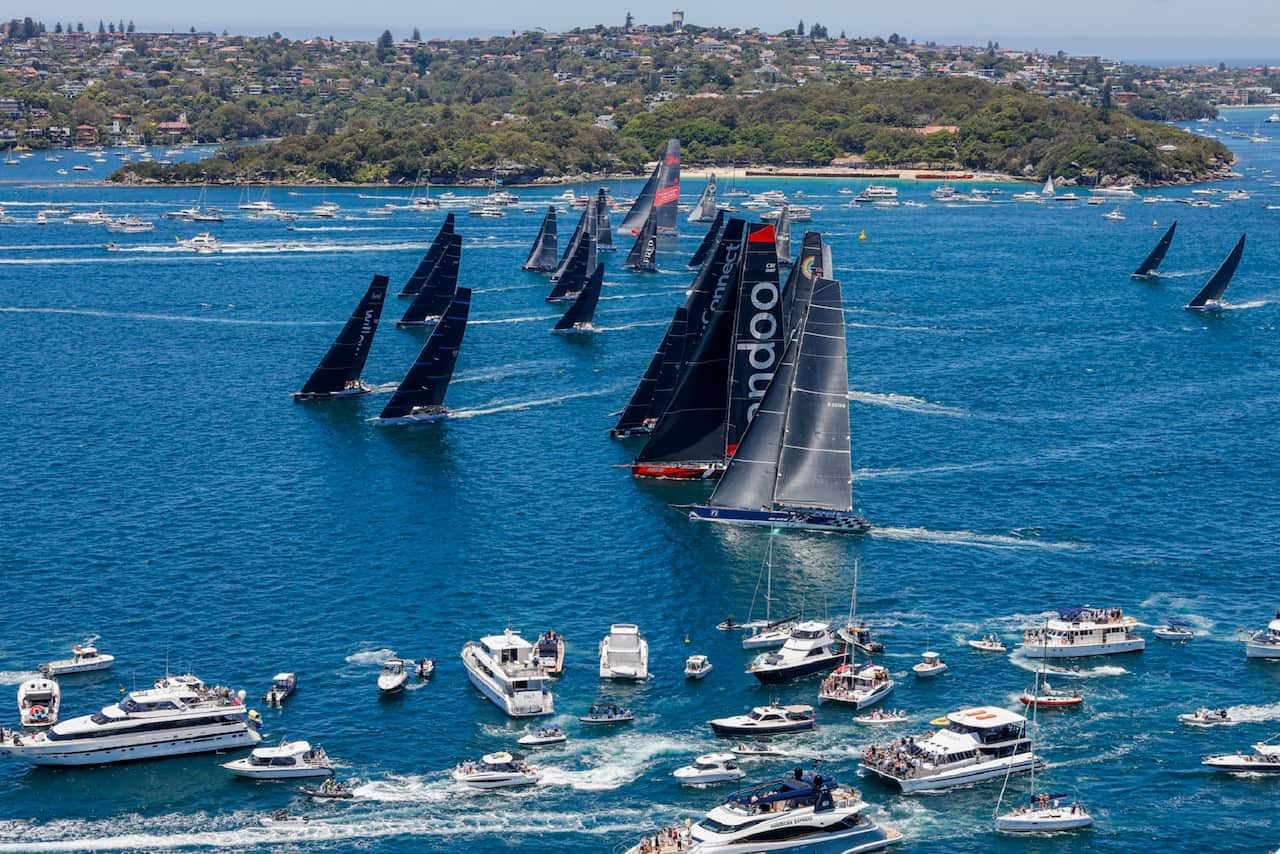 sydney to hobart yacht race end