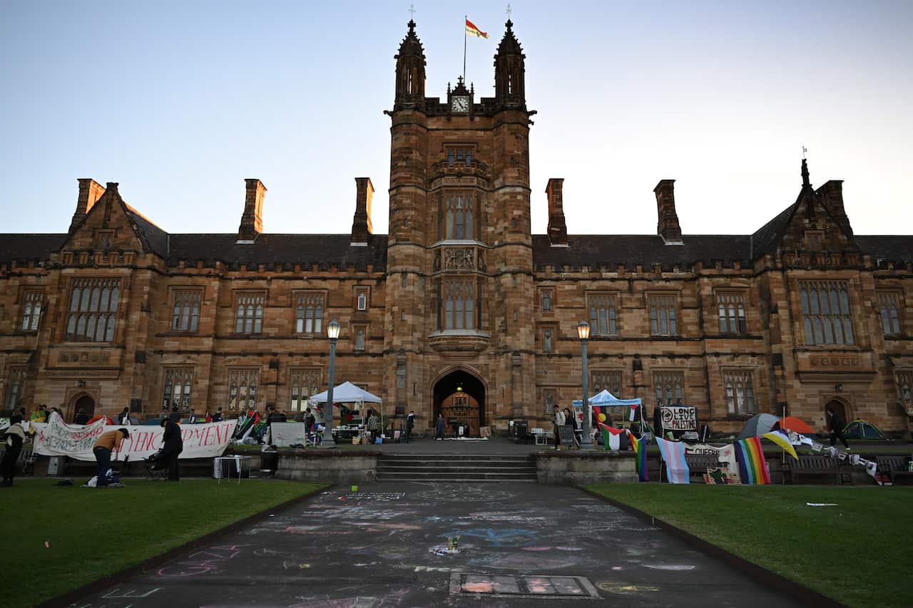 UNIVERSITY OF SYDNEY PROTEST