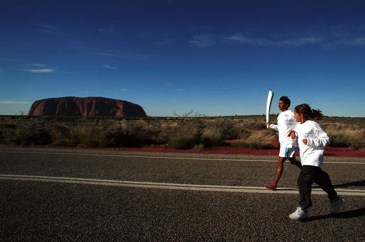 Olympic Torch Relay Peris-Kneeb