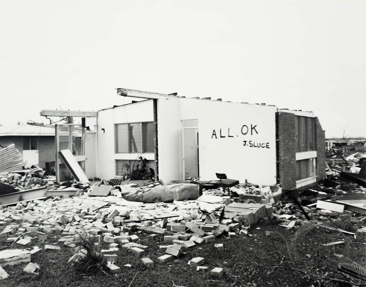 Library  Archives NT. (1975). Close up of cyclone damage. Northern Territory. Dept. of the Housing  Constructi.jpg