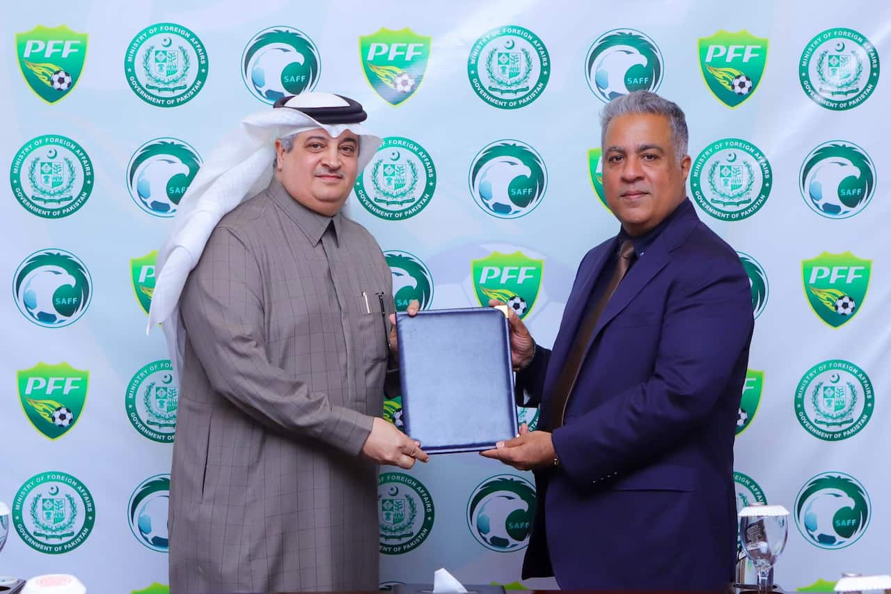 MoU Signing Between football federations of Pakistan and Saudi Arabia