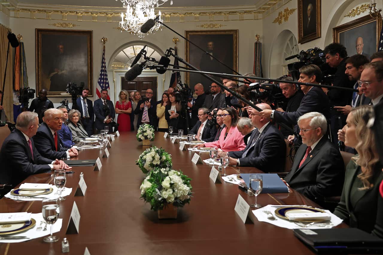 Visiting Australian Prime Minister Anthony Albanese Meets With Trump At The White House