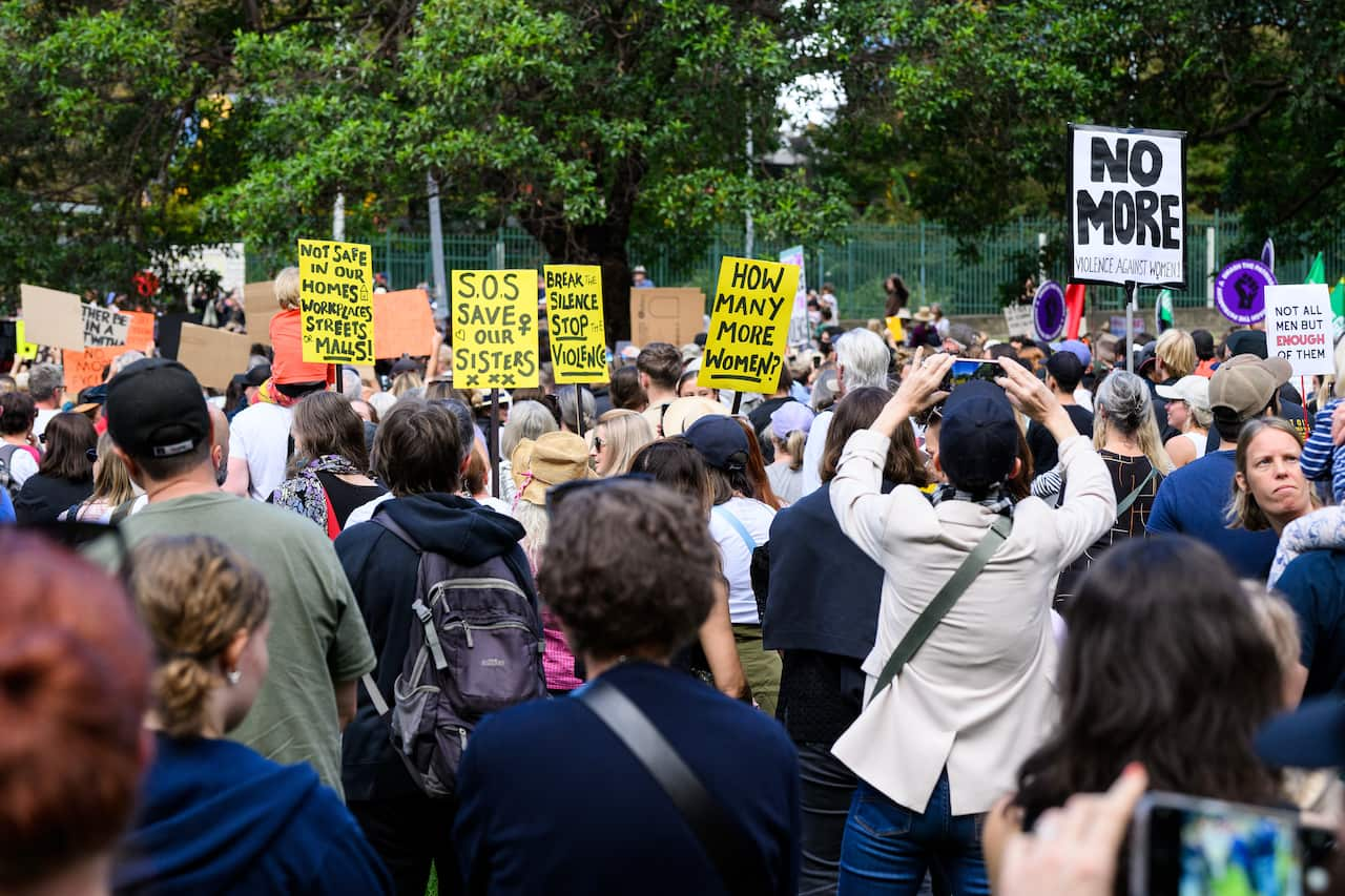 NATIONAL RALLY AGAINST VIOLENCE SYDNEY