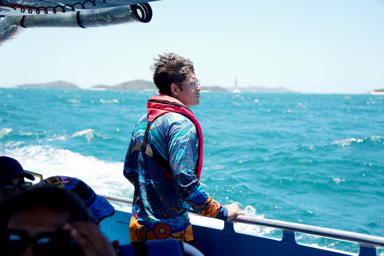 Rangers helped deploy millions of coral larvae onto reefs off Great Keppel (Woppa) Island