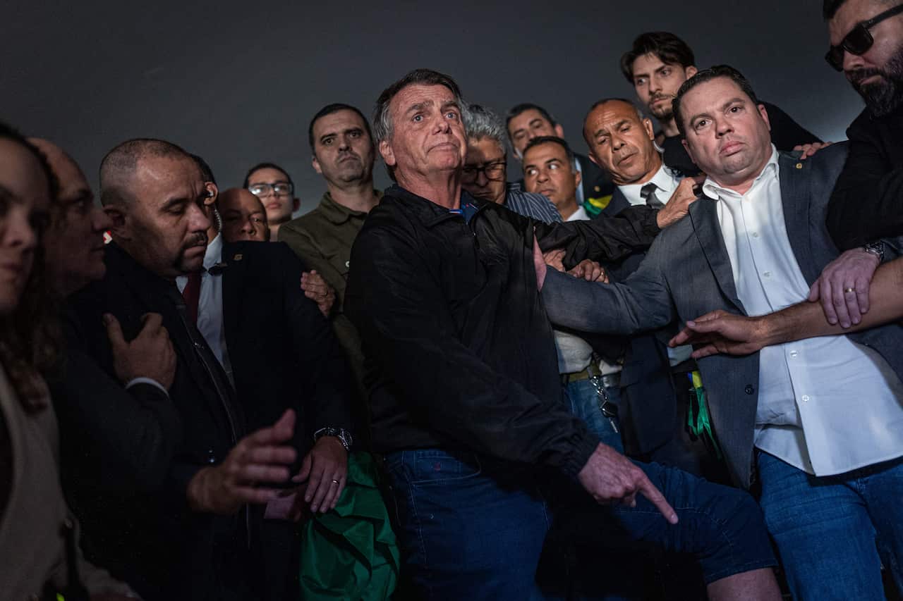 Former President Jair Bolsonaro Attends Meetings At National Congress