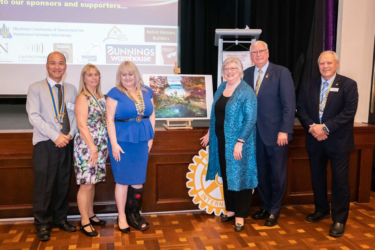 Presidents from the Rotary Clubs of Beenleigh, Browns Plains, Logan and Loganholme.jpg