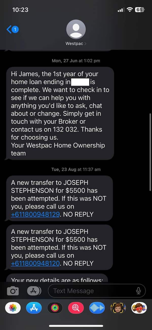 Text message scams: Couple who lost $98k reveal the one thing to look ...