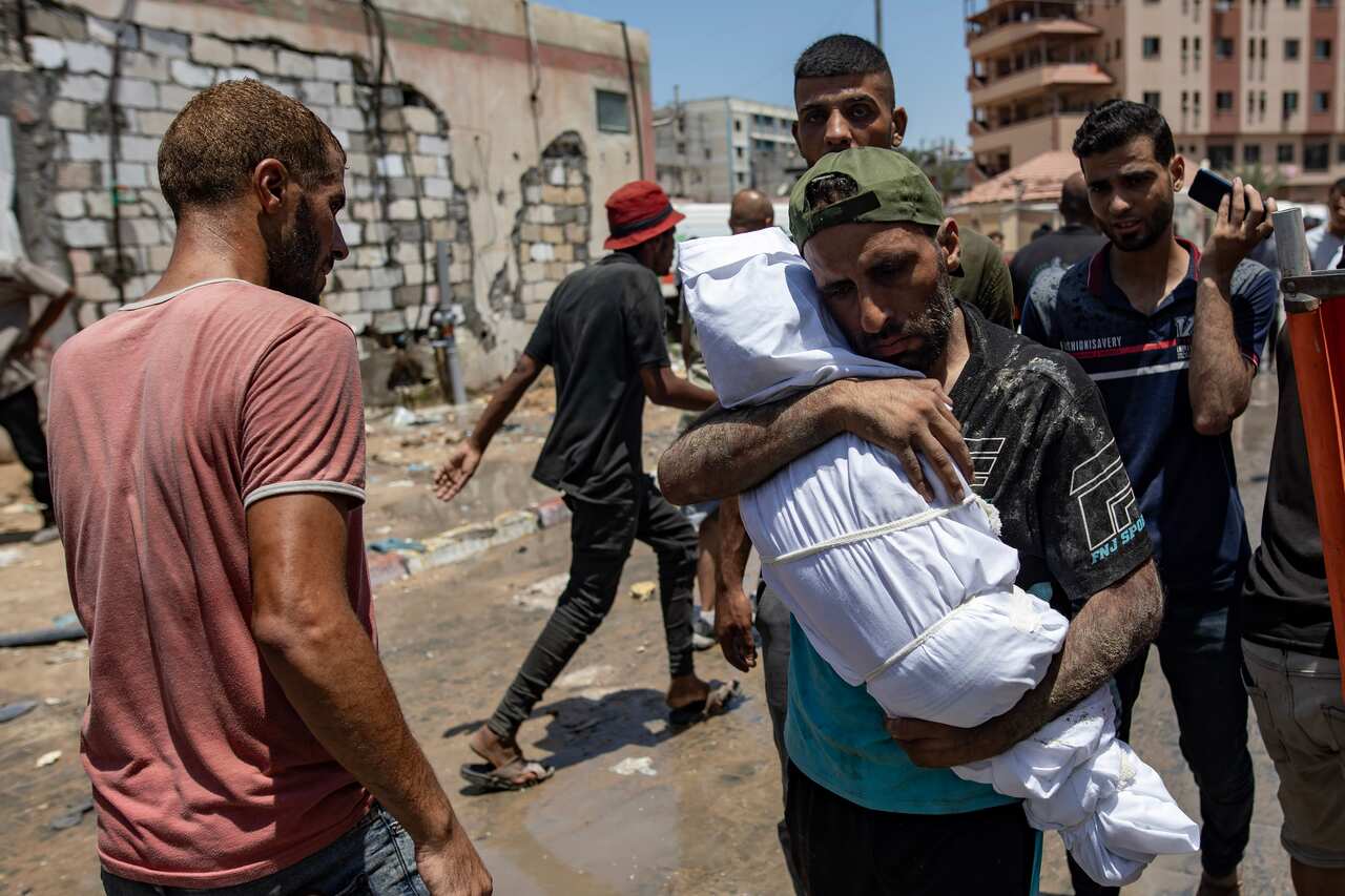 Israeli raid in the Al-Mawasi area of Khan Yunis