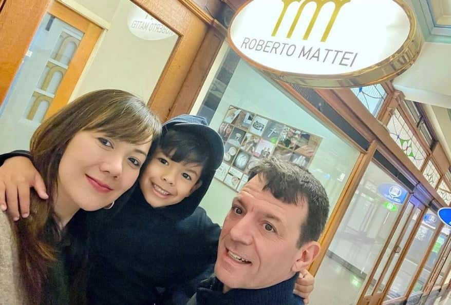 Roberto Mattei with his wife Myra and son Adam.