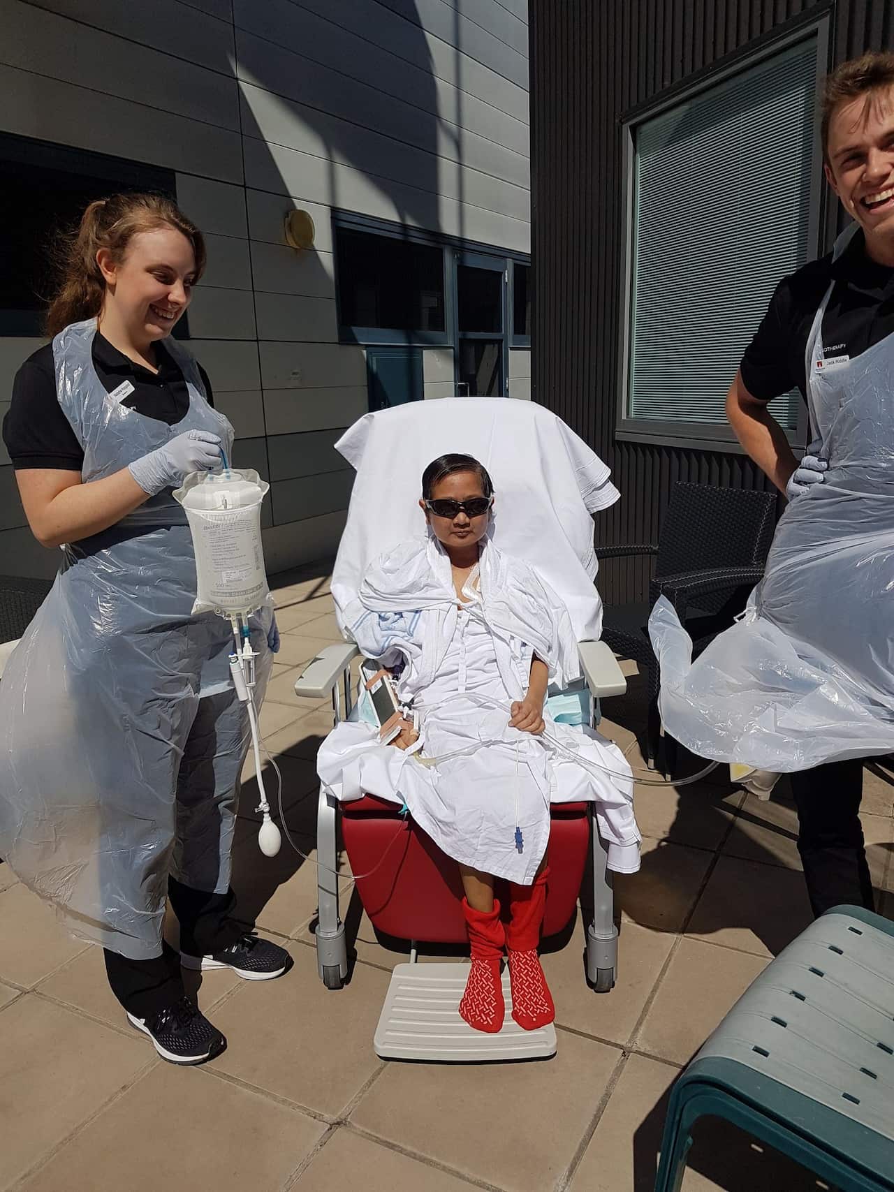 Going outside for sunlight during ICU.jpg
